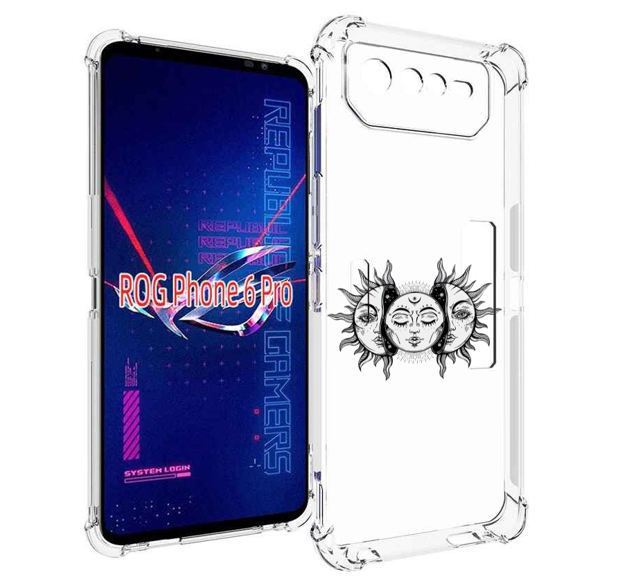 

Чехол MyPads луна-в-солнце для Asus ROG Phone 6 Pro, Прозрачный, Tocco