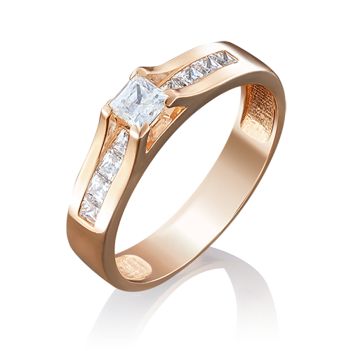 

Кольцо из золота р. 17 PLATINA jewelry 01-4943-00-101-1110-30, бриллиант, 01-4943-00-101-1110-30