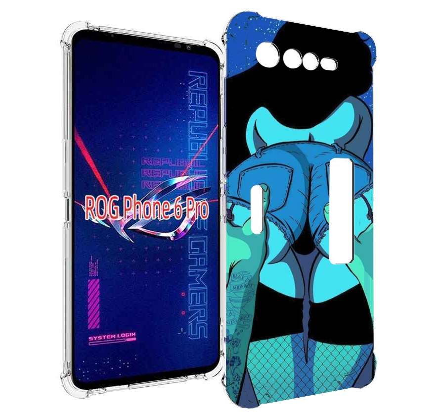 

Чехол MyPads любитель потрогать для Asus ROG Phone 6 Pro, Прозрачный, Tocco