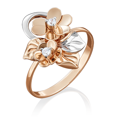 

Кольцо из золота р.18 PLATINA jewelry 01-5022-00-401-1110-48, фианит, 01-5022-00-401-1110-48