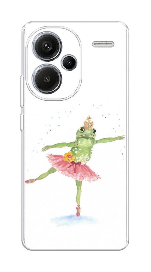 

Чехол на Xiaomi Redmi Note 13 Pro+ "Лягушка-балерина", Зеленый, 320250-1