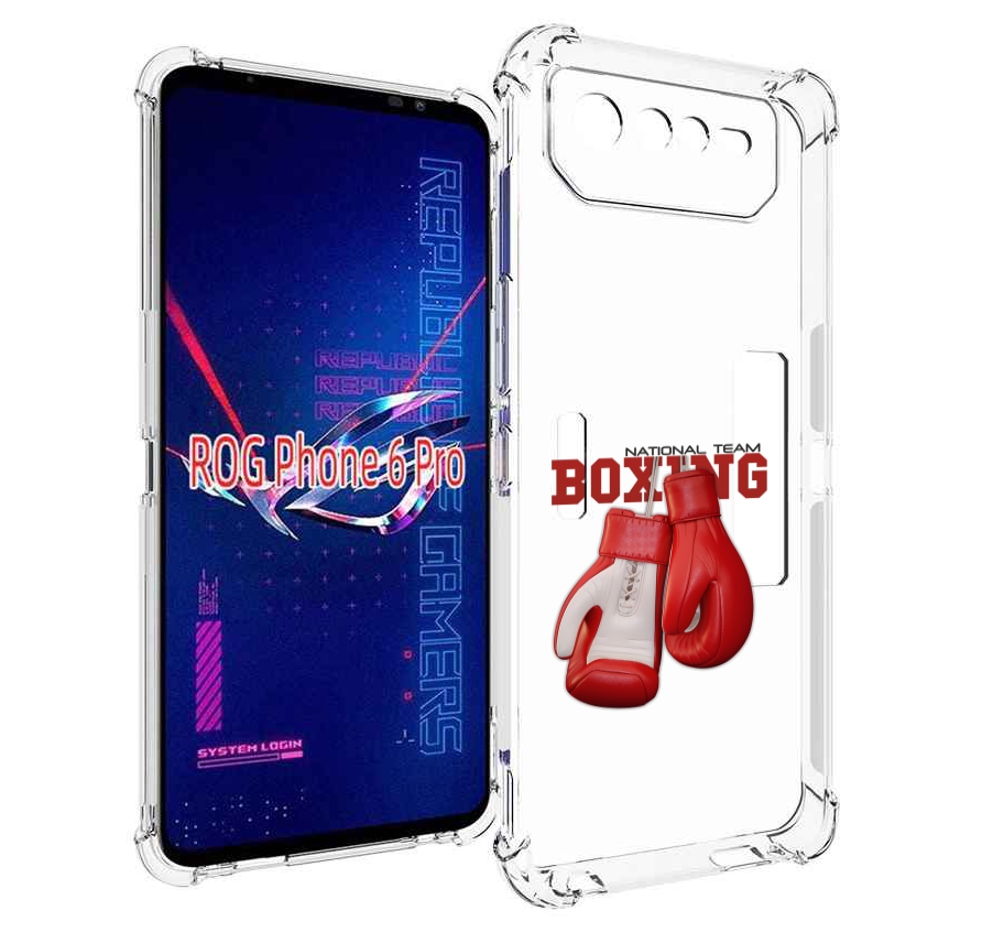 фото Чехол mypads боксерские перчатки для asus rog phone 6 pro