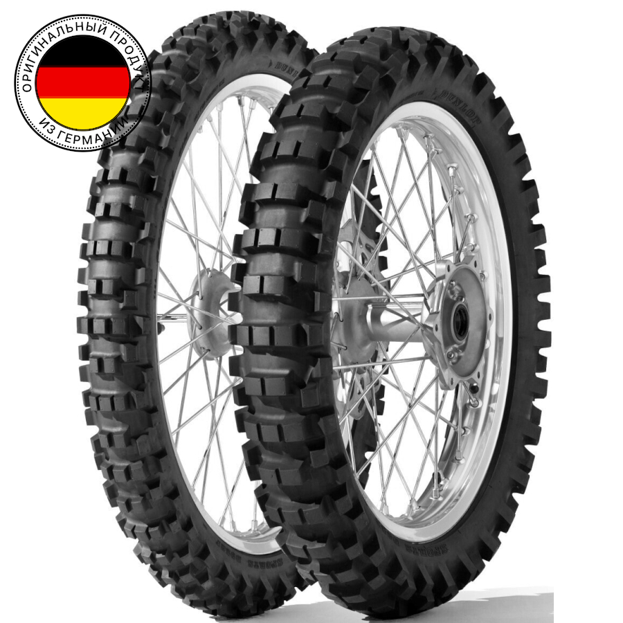 

Мотошины летние Dunlop D952 (TT) NHS 100/90 R19 57M, D952 (TT) NHS