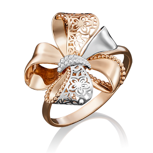 

Кольцо из золота р.  PLATINA jewelry 01-5040-00-000-1110-48, 01-5040-00-000-1110-48