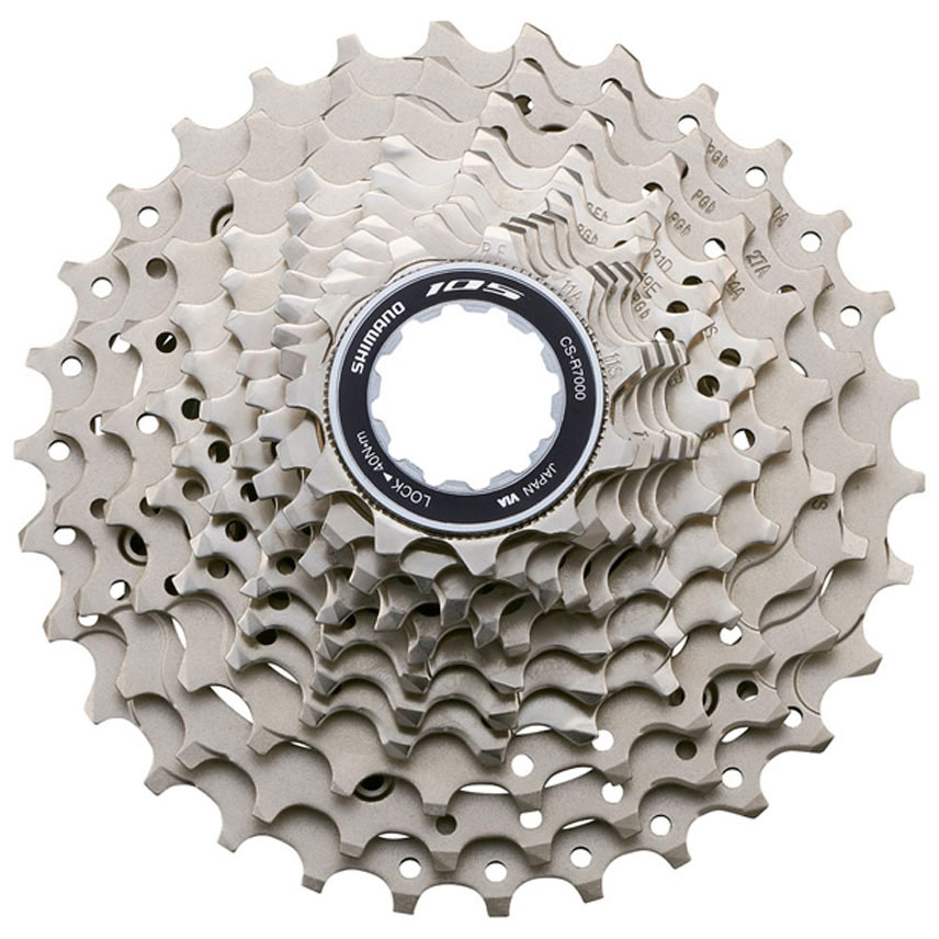 

Кассета Shimano 105 R7000 11-30 11ск., Серебристый