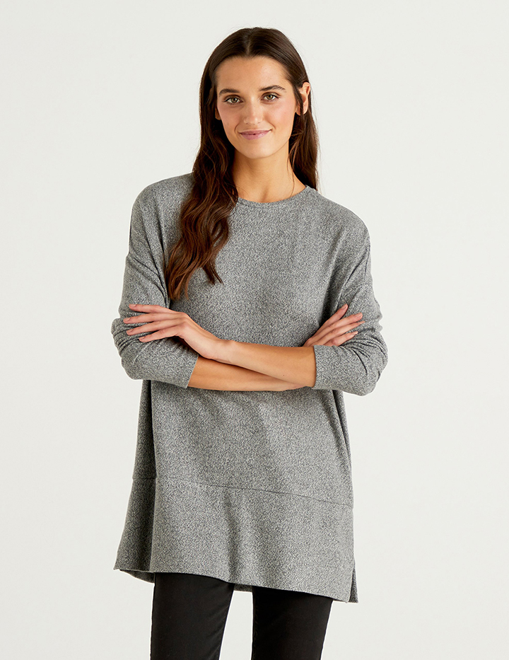 

Джемпер женский United Colors of Benetton 21A_3JLVE1BB9 серый L, 21A_3JLVE1BB9