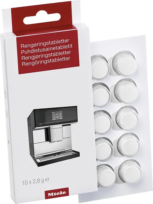 Таблетки для очистки кофемашин Miele GP CL CX 0102 T средство miele для ухода за посудомоечными машинами