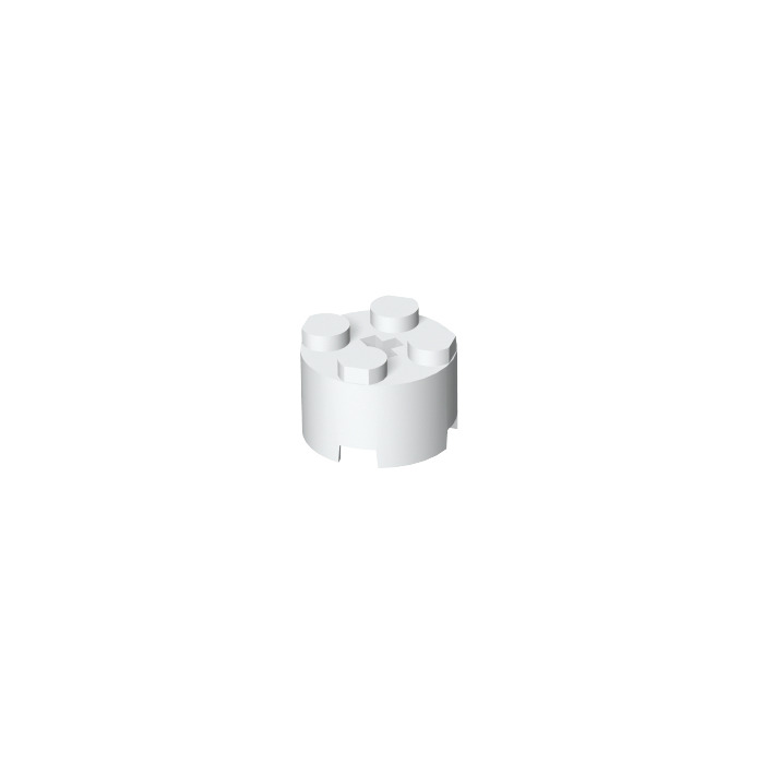 

Деталь LEGO 614301 Кирпичик R16 с отверстием крестовинного типа белый 50 шт