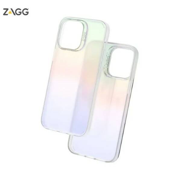 Чехол пластиковый противоударный ZAGG Matte Iridescent Anti-Microbal Case iPhone 14 Pro
