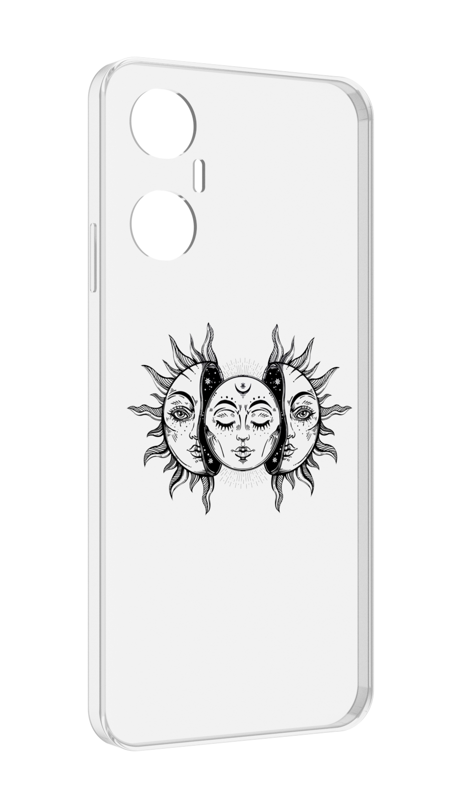 

Чехол MyPads луна-в-солнце для Infinix Hot 20 5G, Прозрачный, Tocco