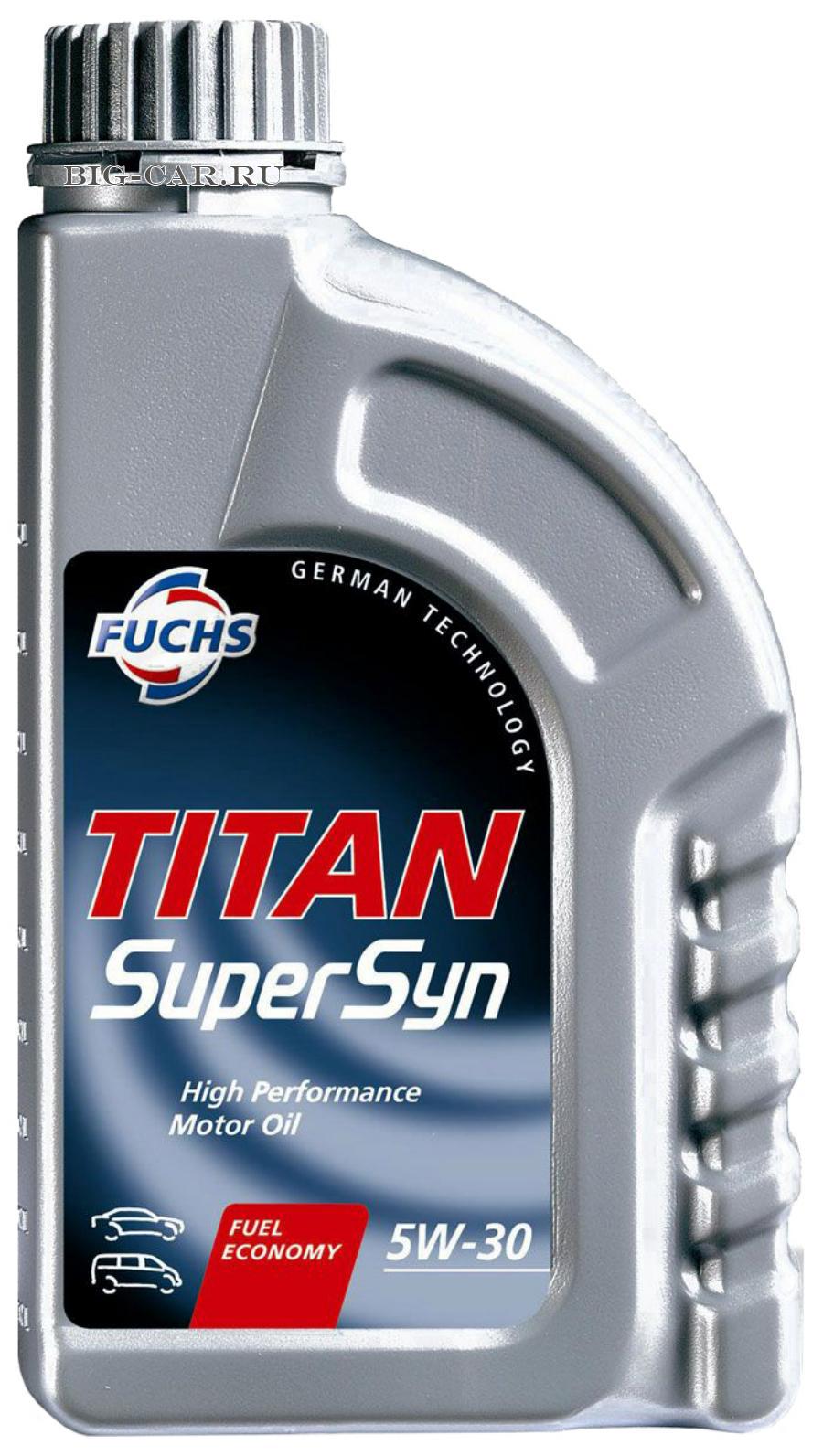 Моторное масло Titan fuchs supersyn 5w30 1л