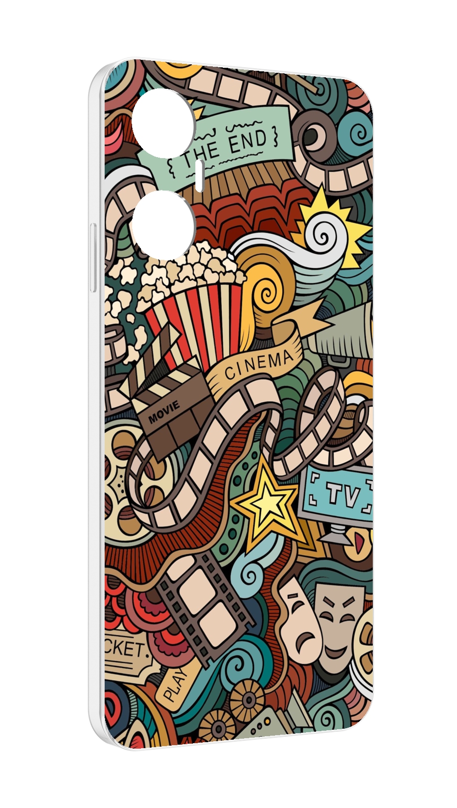 

Чехол MyPads любимое кино для Infinix Hot 20 5G, Прозрачный, Tocco