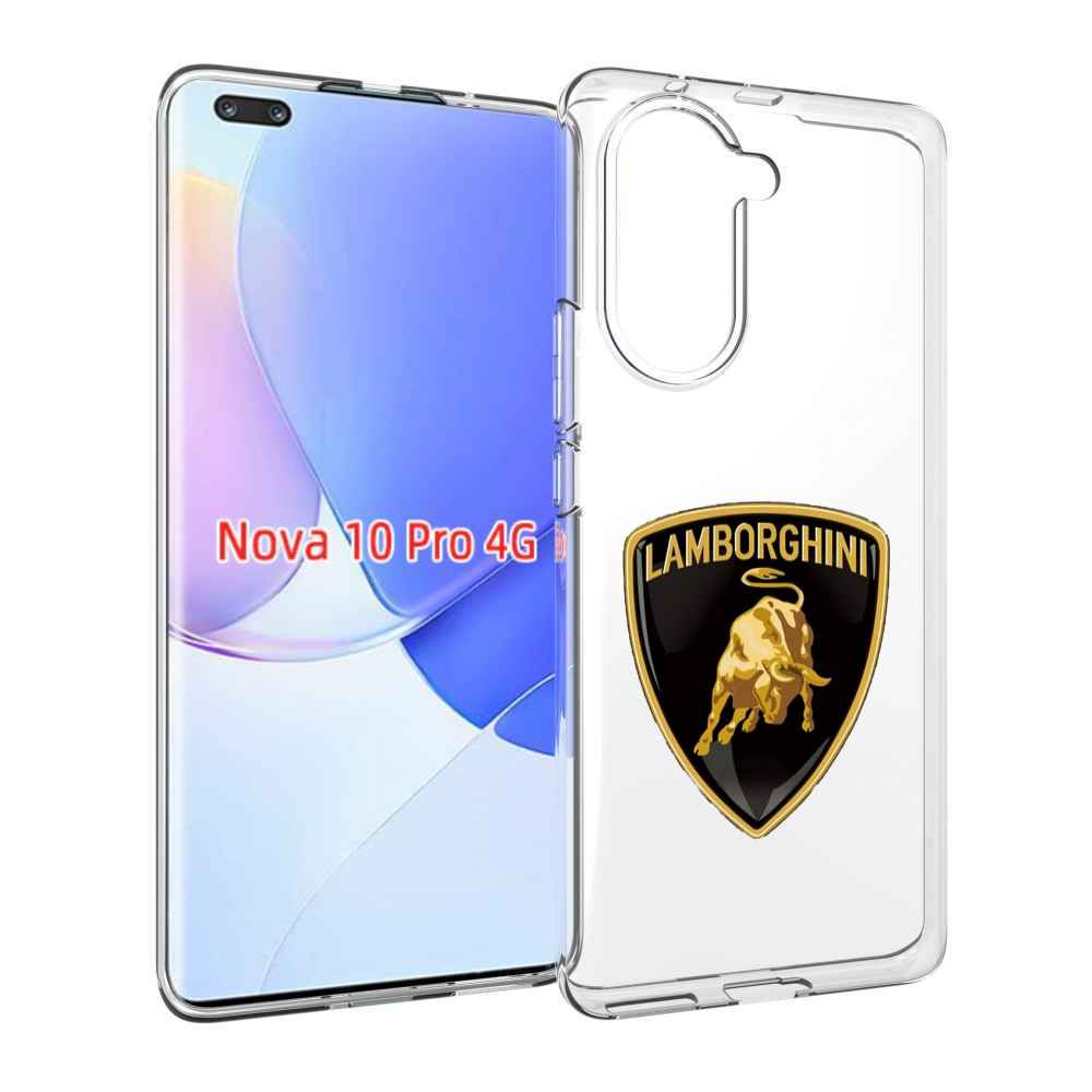 Чехол MyPads lamborghini-ламборгини-2 для Huawei Nova 10 Pro противоударный