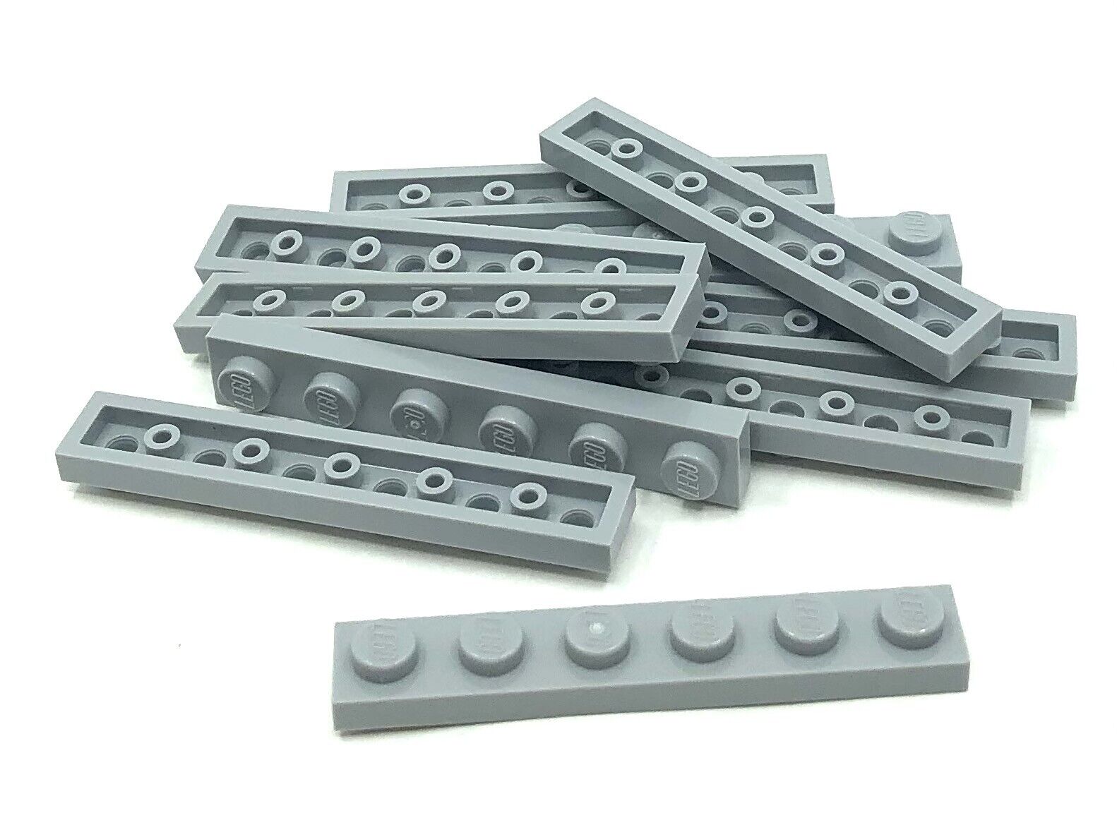 

Деталь LEGO 4211438 Плитка 1x6 серый 50 шт