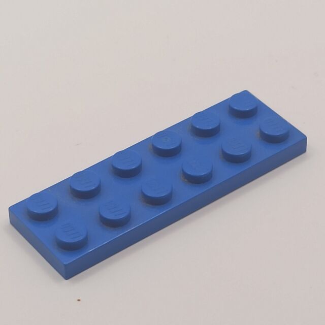 

Деталь LEGO 379523 Плитка 2X6 синяя 50 шт