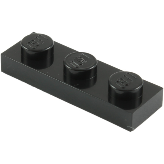 

Деталь LEGO 362326 Плитка 1X3 черная 50 шт