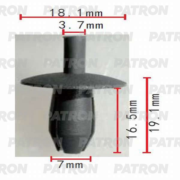 

Клипса Автомобильная PATRON P370200A