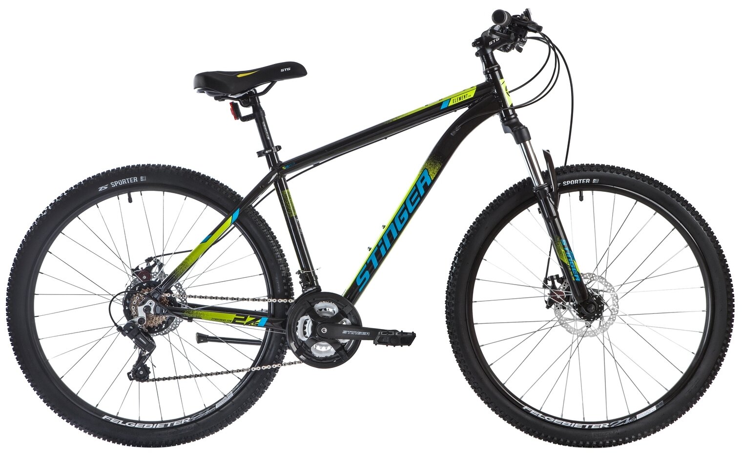 

Велосипед STINGER 27AHD.ELEMEVO.20BK1 27.5" ELEMENT EVO black
