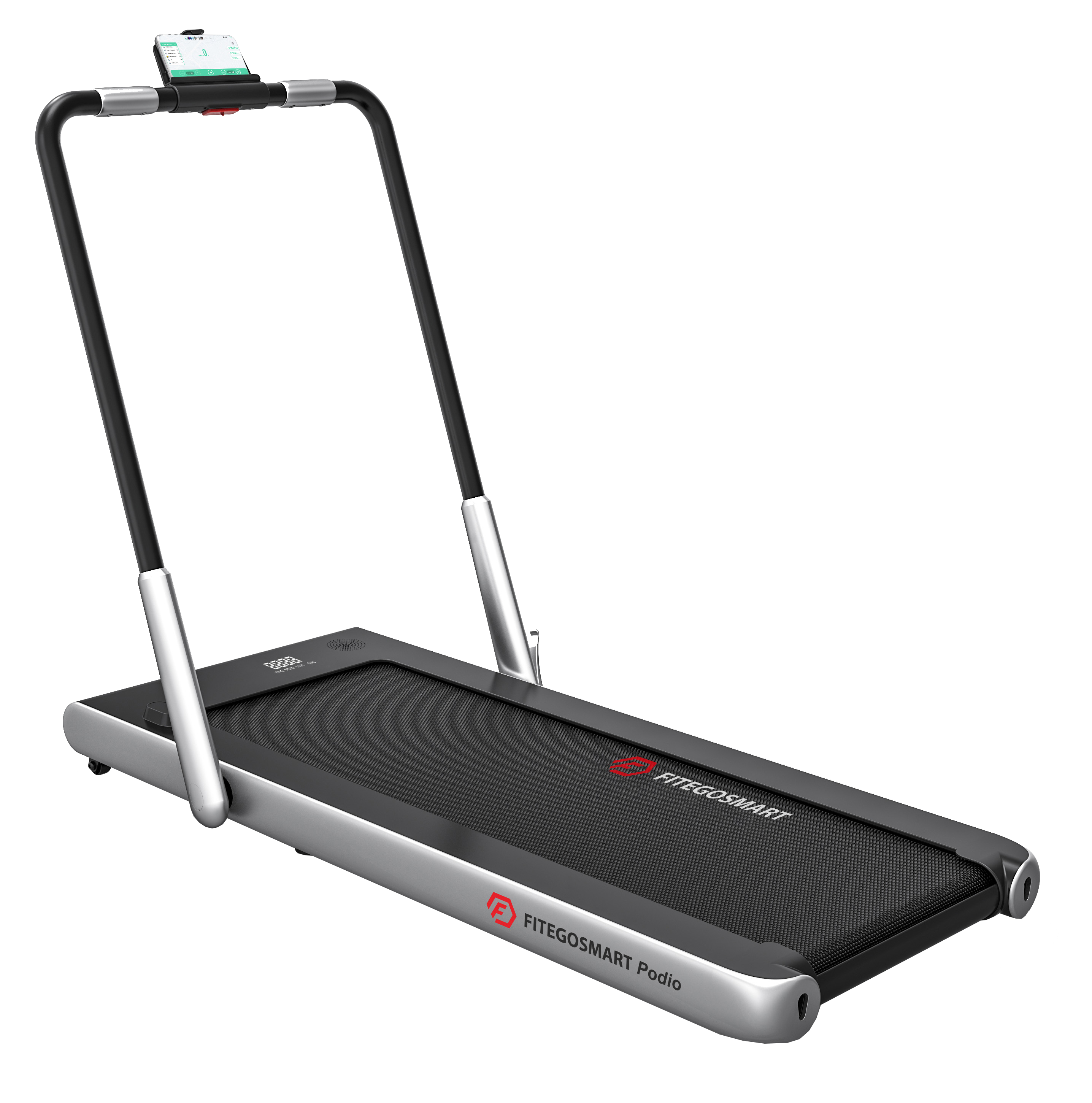 

Беговая дорожка FITEGOSMART Podio электрическая серебристый, Podio