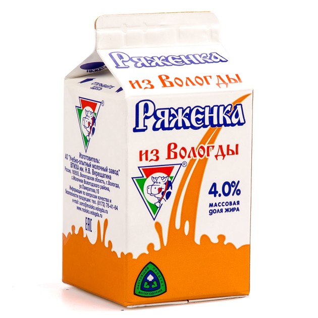 Ряженка Из Вологды 3,2% 470 г