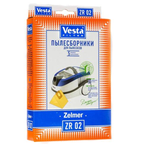 фото Комплект пылесборников для пылесоса vesta filter zr 02 5 шт