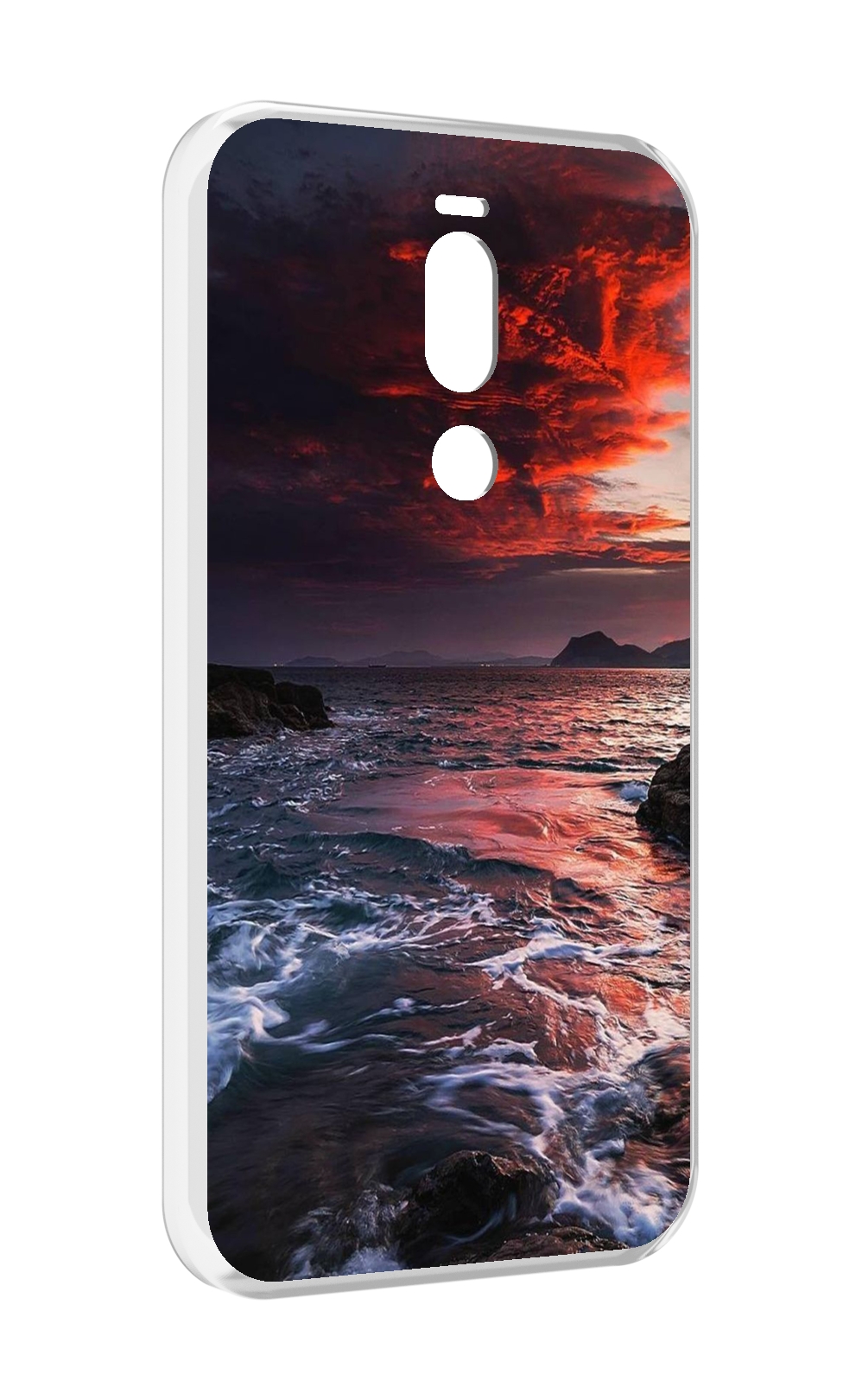 

Чехол Mypads Красивый Залив Для Meizu X8, Прозрачный, Tocco