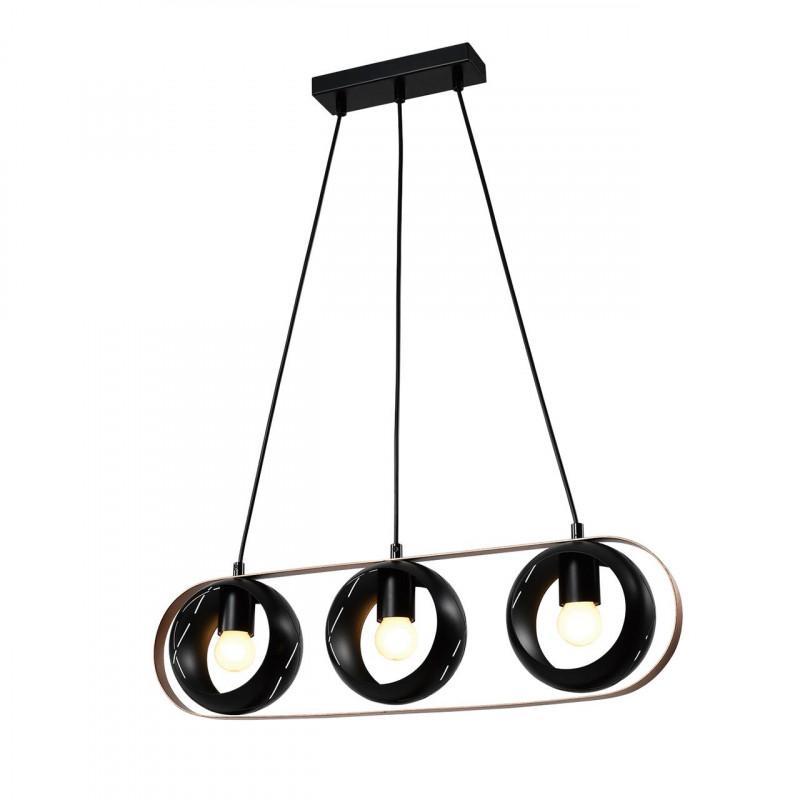 

Подвесная люстра IMEX Rolf MD.21744-3-P-BK+CP