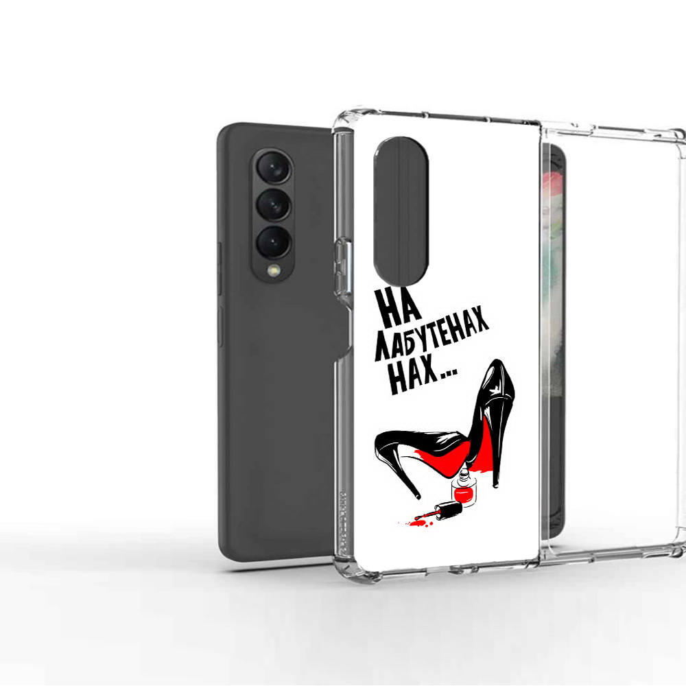 

Чехол MyPads Tocco для Samsung Galaxy Z Fold2 на лабутенах, Прозрачный, Tocco
