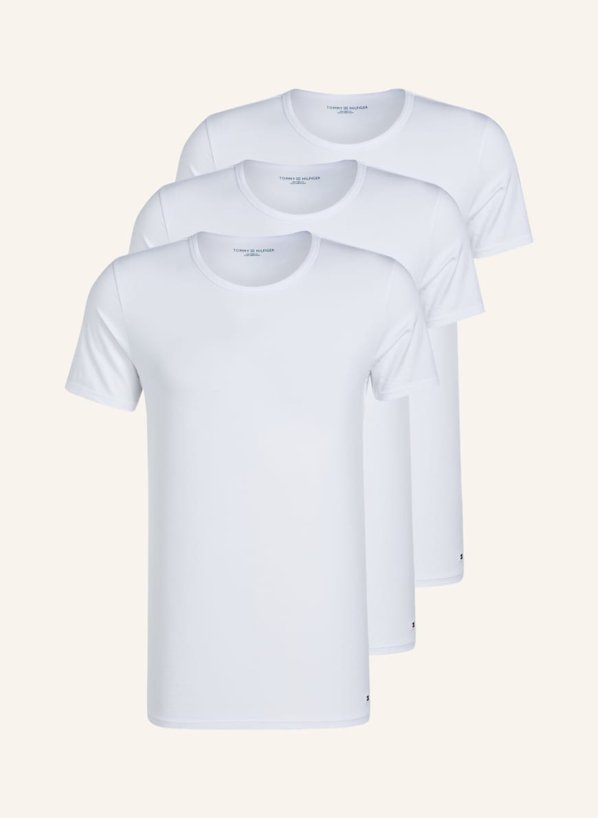 Комплект футболок мужских Tommy Hilfiger 1000189543 белых XL (доставка из-за рубежа)