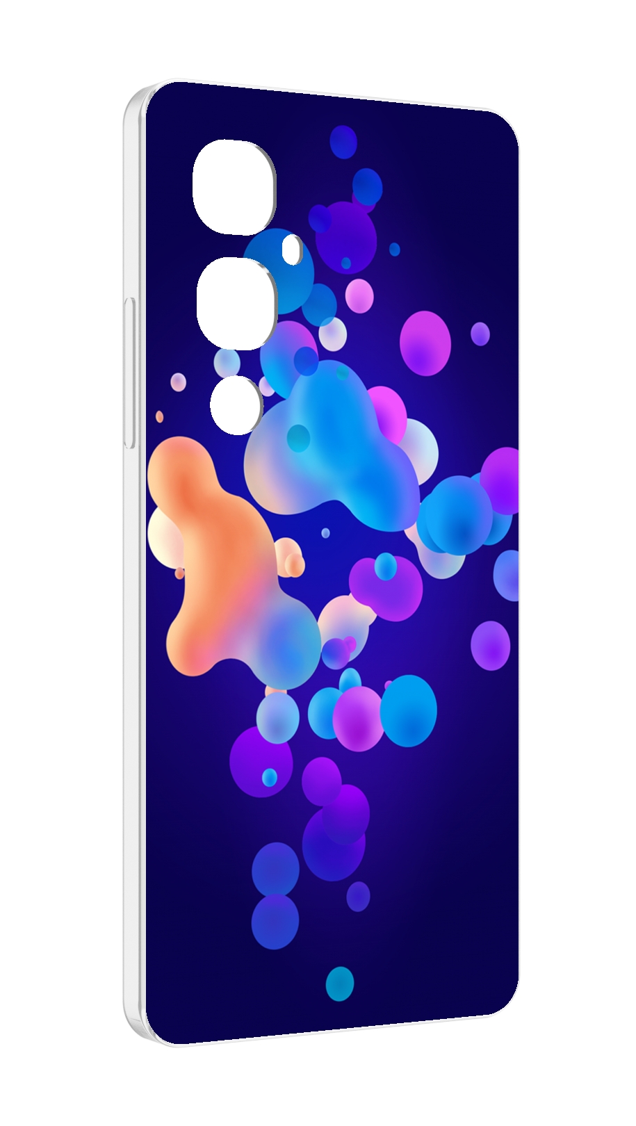 

Чехол MyPads абстрактные-пузырьки для Tecno Pova 4 Pro, Прозрачный, Tocco