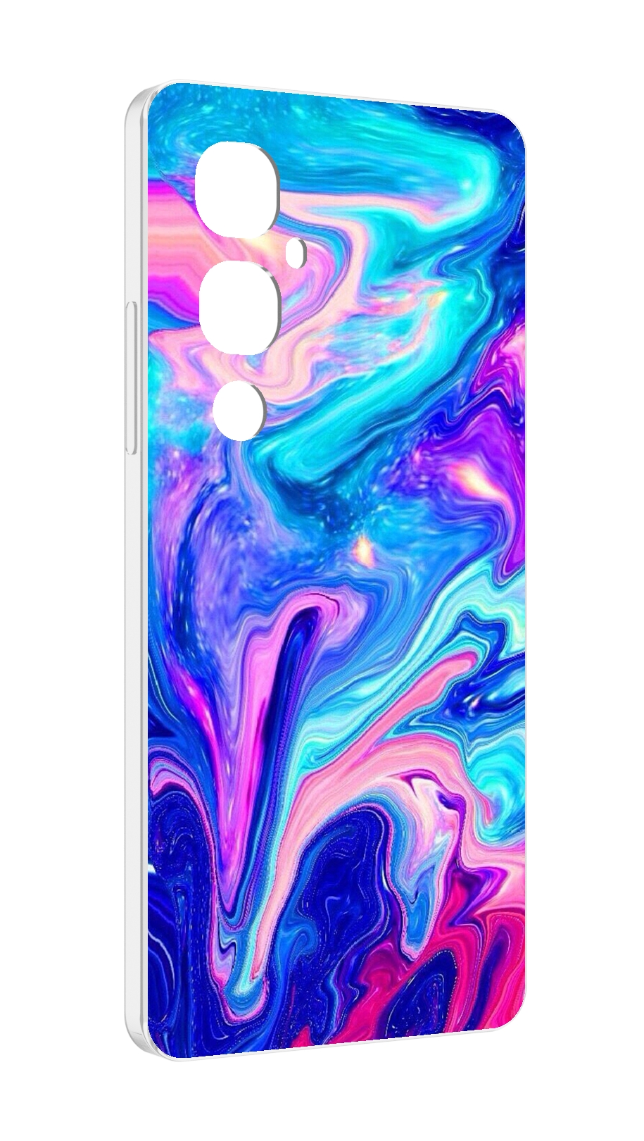 

Чехол MyPads акварельные-краски для Tecno Pova 4 Pro, Прозрачный, Tocco
