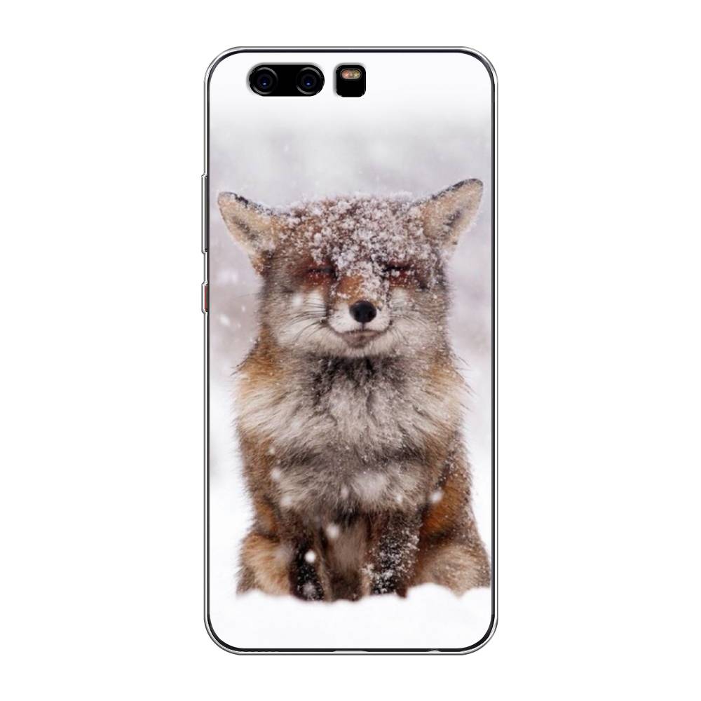 

Чехол для Huawei P10 "Зимняя лиса", Белый;серый;коричневый, 62250-1