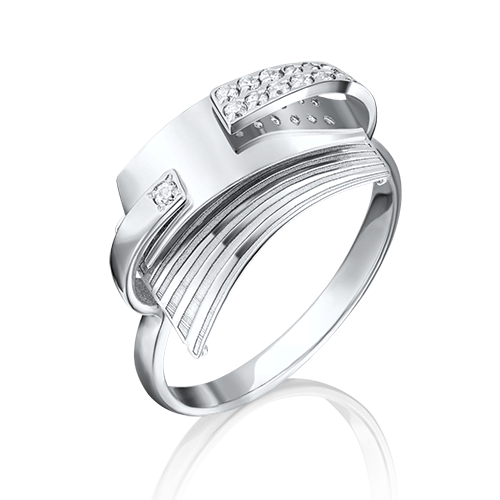 

Кольцо из золота р.17 PLATINA jewelry 01-5086-00-401-1120-65, фианит, 01-5086-00-401-1120-65