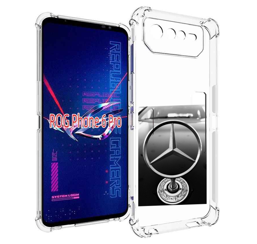

Чехол MyPads mercedes 6 мужской для Asus ROG Phone 6 Pro, Прозрачный, Tocco
