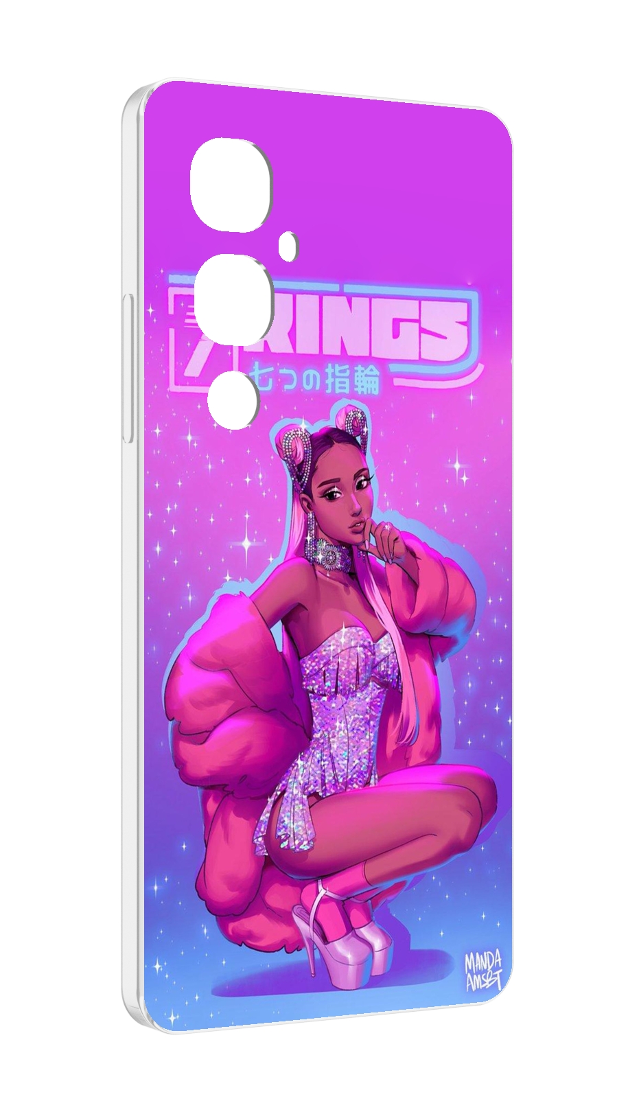 

Чехол MyPads ариана-гранде для Tecno Pova 4 Pro, Прозрачный, Tocco