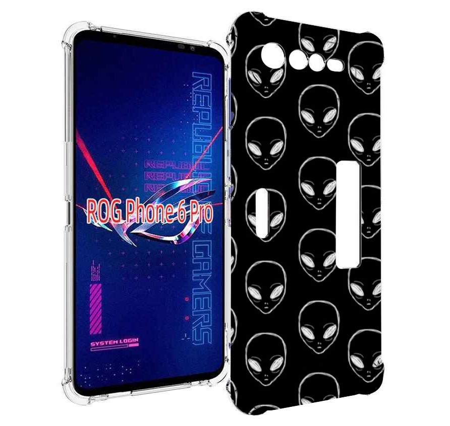 

Чехол MyPads мини-инопланетяне для Asus ROG Phone 6 Pro, Прозрачный, Tocco