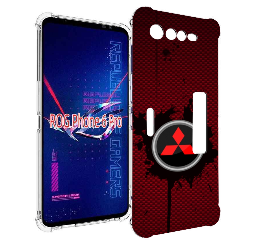 

Чехол MyPads mitsubishi 2 для Asus ROG Phone 6 Pro, Прозрачный, Tocco