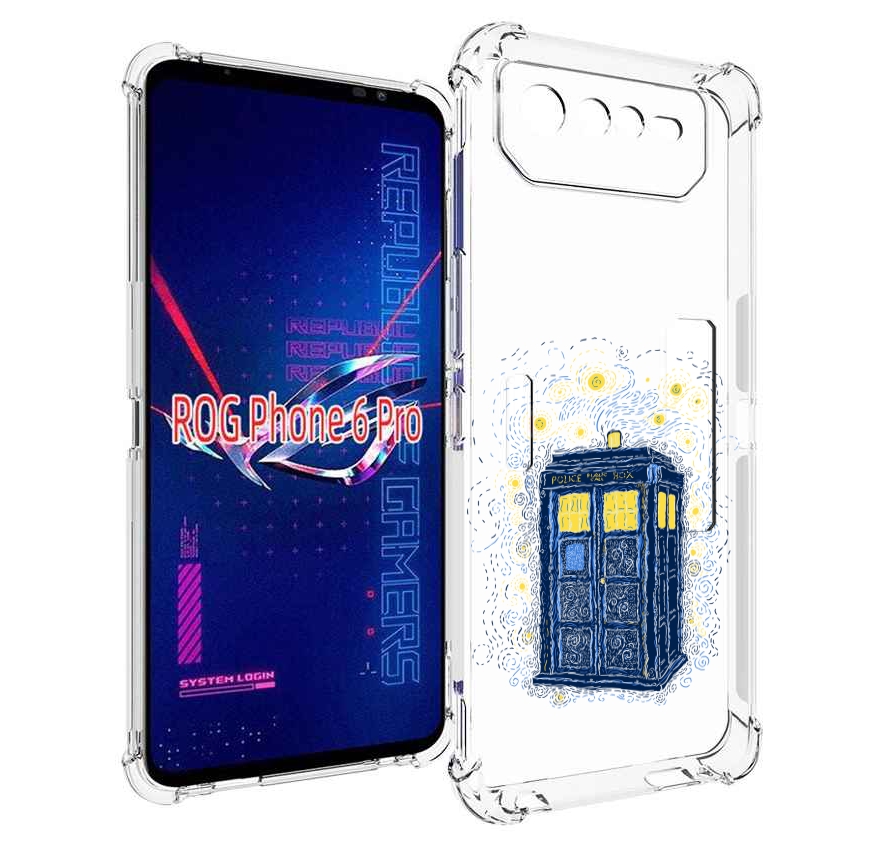 

Чехол MyPads будка рисунок для Asus ROG Phone 6 Pro, Прозрачный, Tocco
