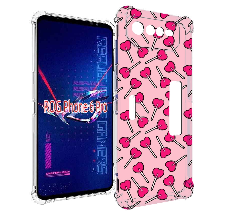 

Чехол MyPads много лединцов для Asus ROG Phone 6 Pro, Прозрачный, Tocco