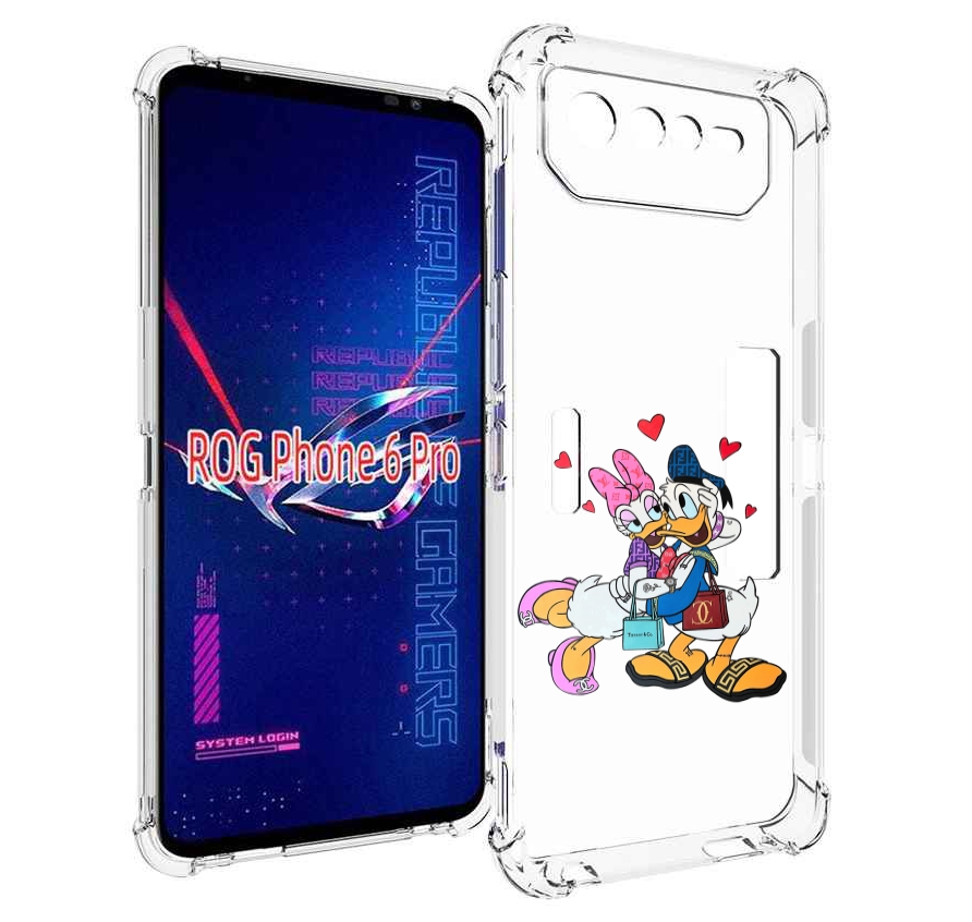 

Чехол MyPads модные-влюбленные-утки для Asus ROG Phone 6 Pro, Прозрачный, Tocco