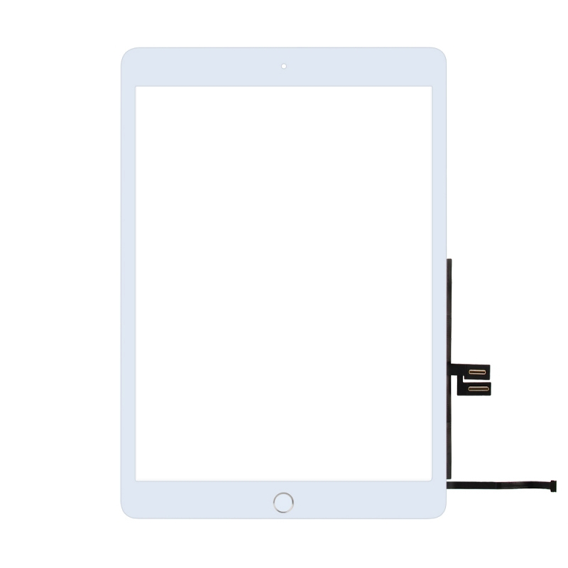 

Тачскрин (сенсор) BaseMarket для Apple iPad A2198 с серебряной кнопкой HOME (белый)