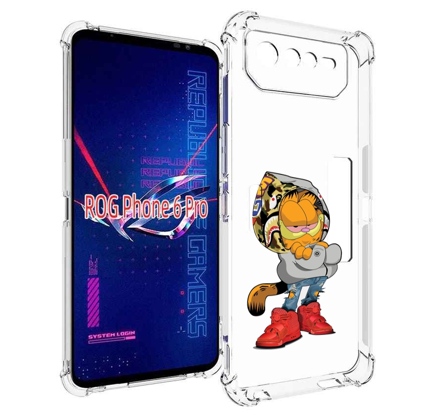

Чехол MyPads модный-котяра детский для Asus ROG Phone 6 Pro, Прозрачный, Tocco