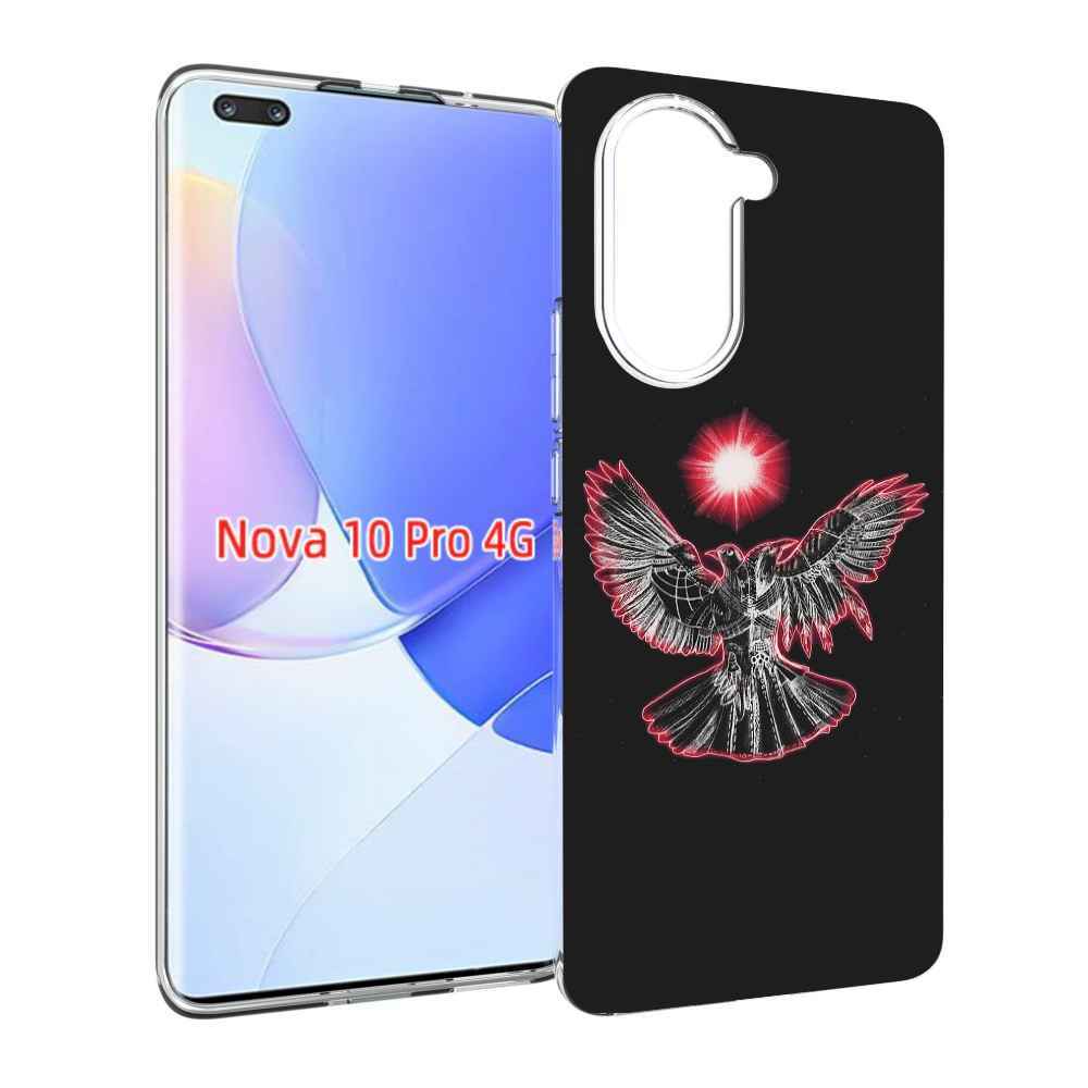Чехол MyPads pyrokinesis валькирия для Huawei Nova 10 Pro противоударный