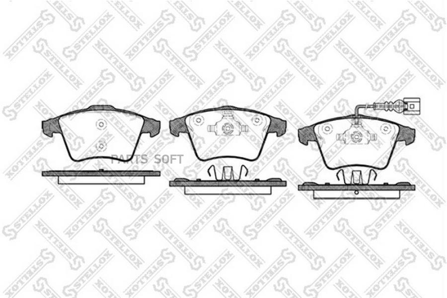 

Колодки дисковые п. vw t5/multivan 2.0i/3.2i/1.9tdi/2.5tdi 03> 1056 001-sx =1045 01