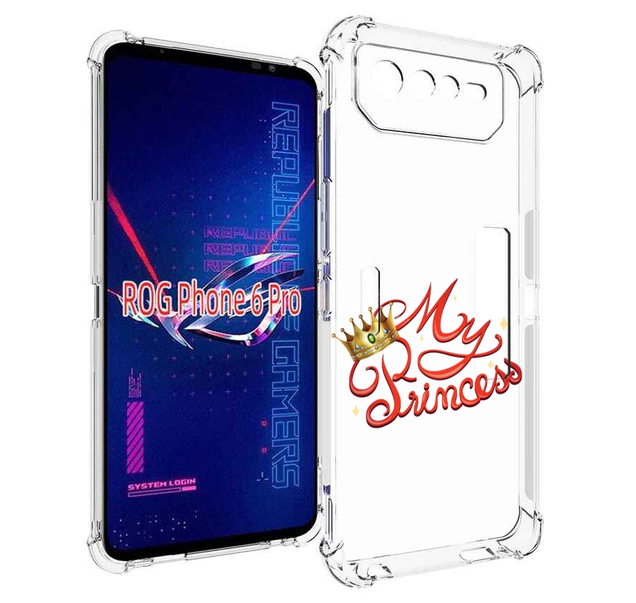 

Чехол MyPads моя-принцесска детский для Asus ROG Phone 6 Pro, Прозрачный, Tocco