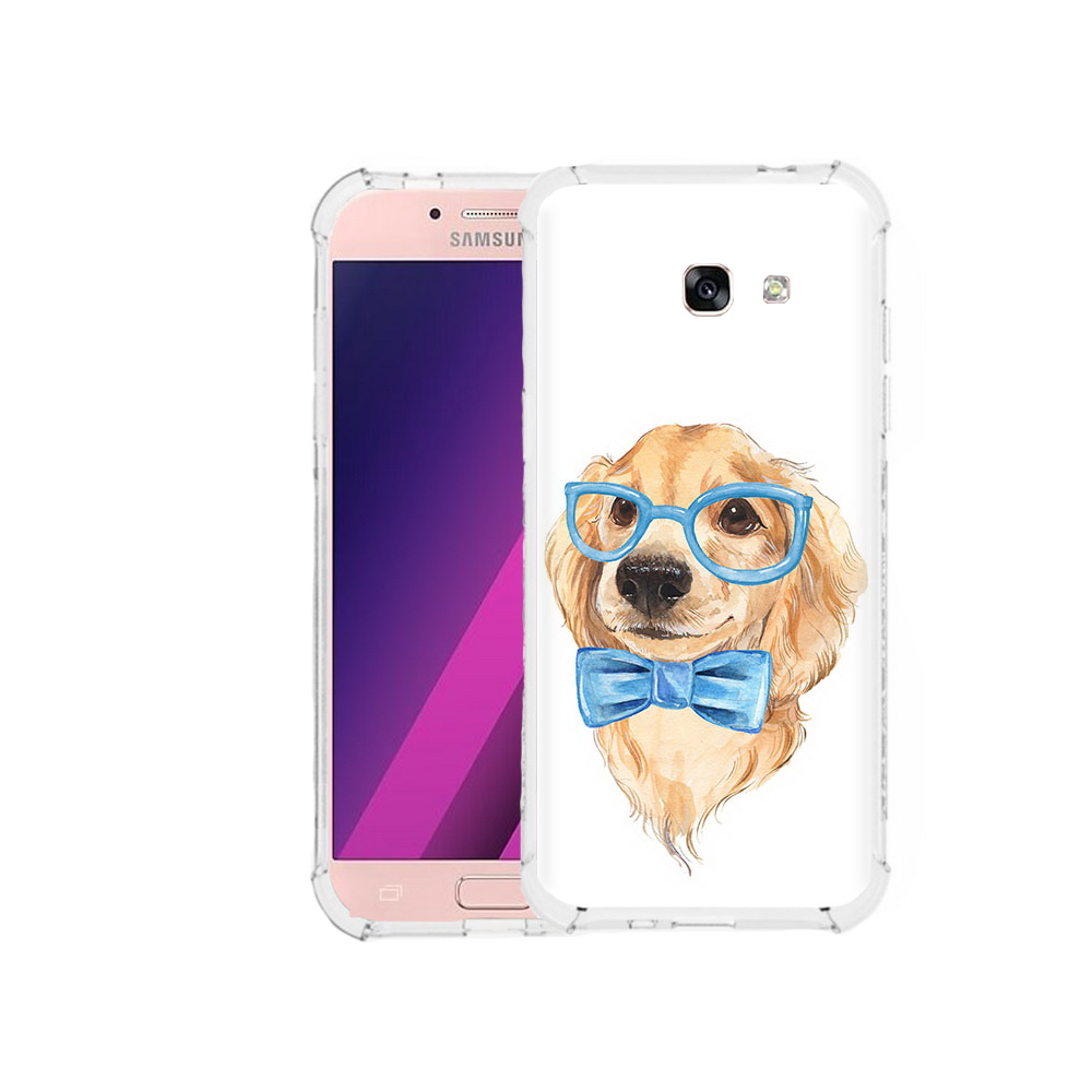 

Чехол MyPads Tocco для Samsung Galaxy A5 Собака интеллигент (PT51293.578.159), Прозрачный, Tocco