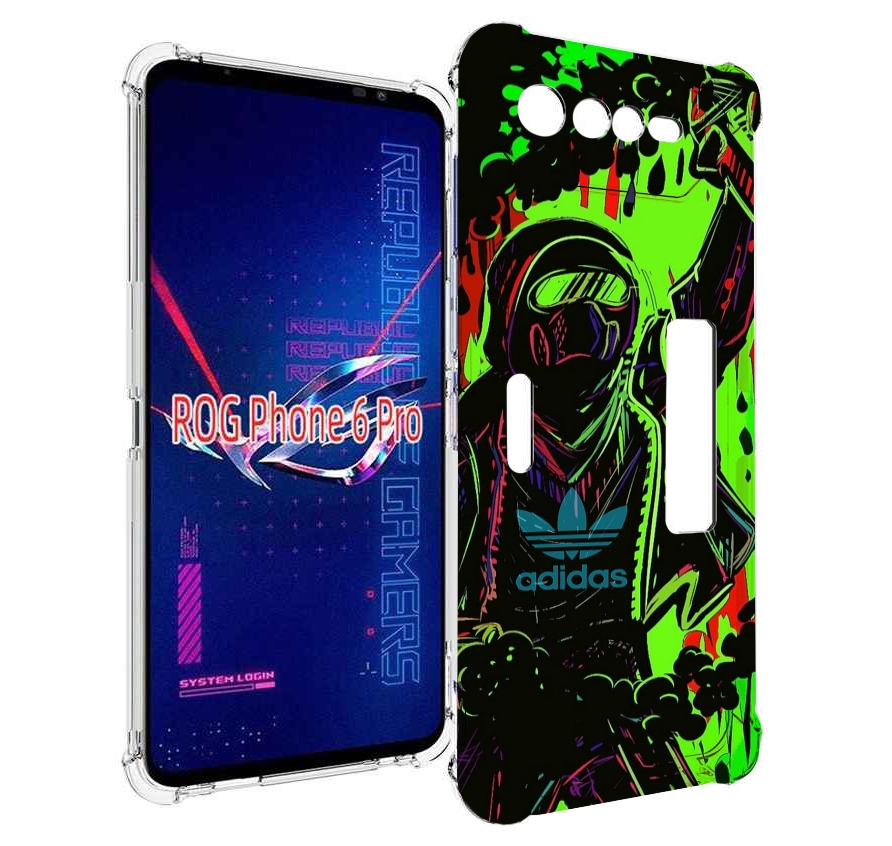 

Чехол MyPads мужчина в красках адидас для Asus ROG Phone 6 Pro, Прозрачный, Tocco