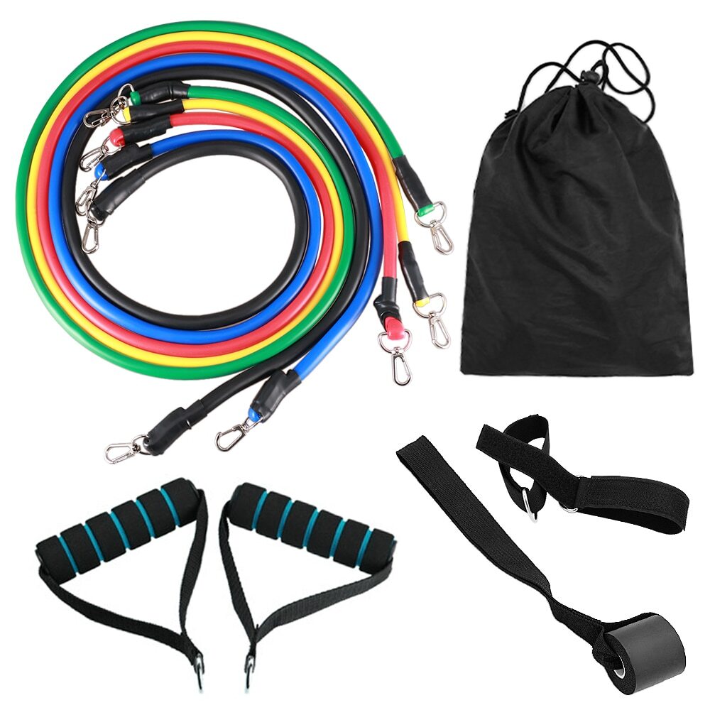 Набор эспандеров Resistance Bands Set разноцветный, 5 шт.