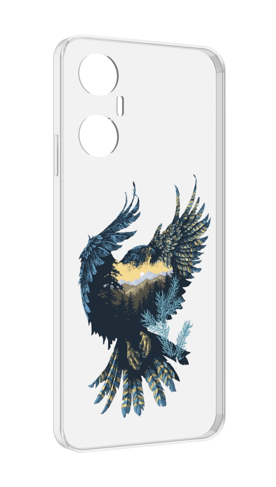 

Чехол MyPads мирок в соколе для Infinix Hot 20 5G, Прозрачный, Tocco