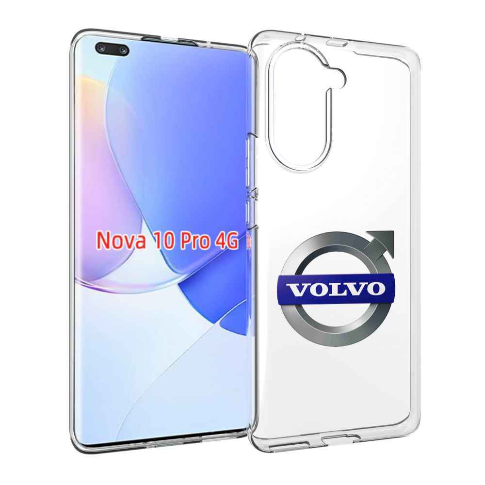 Чехол MyPads volvo мужской для Huawei Nova 10 Pro противоударный